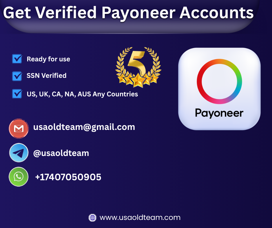 Get Verified Payoneer Accounts - Register & Get Started Easily